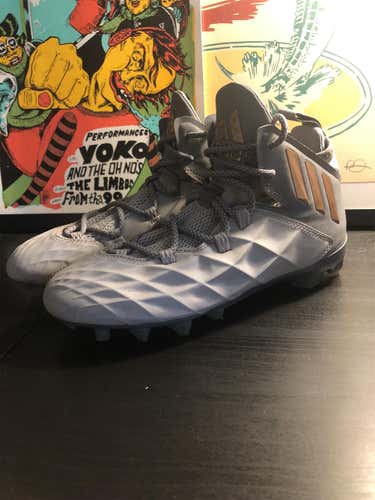 Gray Unisex Molded Cleats High Top