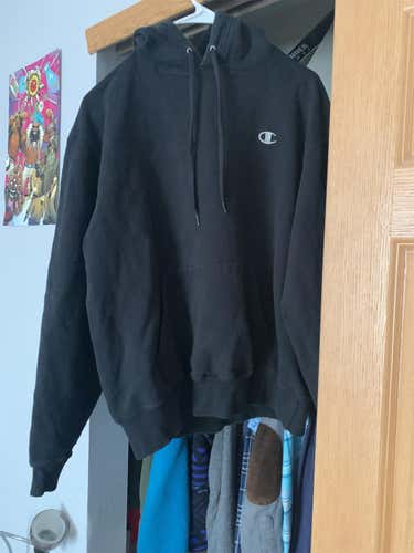 Black Unisex Large Champion Sweatshirt