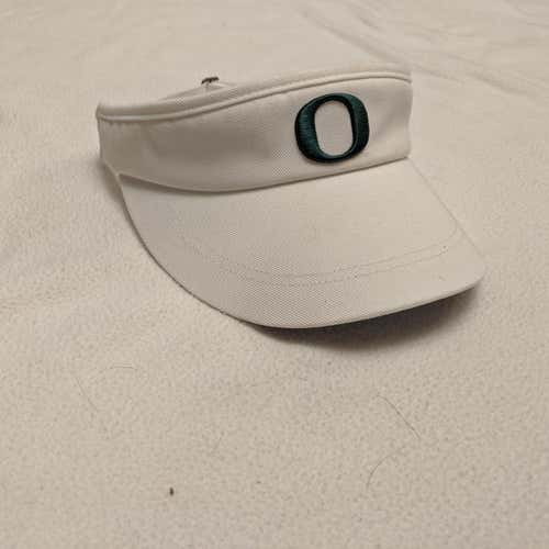 Oregon White Nike Dri-Fit Visor