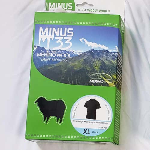 Merino Wool polo men's xl