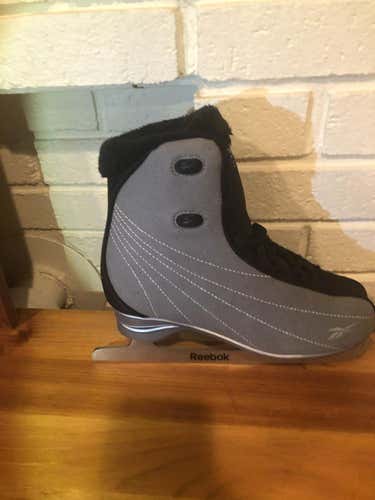 Gray New Figure Skates Size 6
