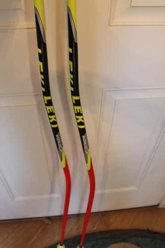 Leki 125cm World Cup GS Ski Poles