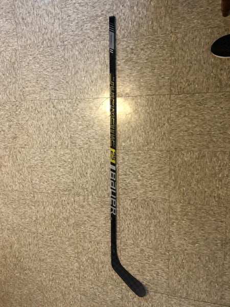 New Senior Bauer Left Handed Supreme 2S Pro Hockey Stick Toe Pro Stock