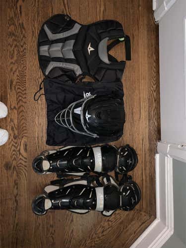 All Star System 7 Catcher's Set - Black/Grey