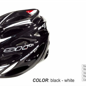 SH+ (SH Plus) Shot R1 Cycling Bicycle Helmet -Black/White(Was $184.99) Kask Giro
