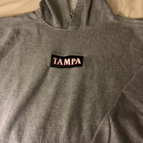Gray Men's Large Nike Sweatshirt And Matching Sweatpant Listed As XLbut Top Fits More Like Large
