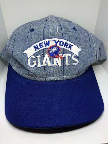 New York Giants Snapback Cap NFL AmaPro Blue Grey Striped