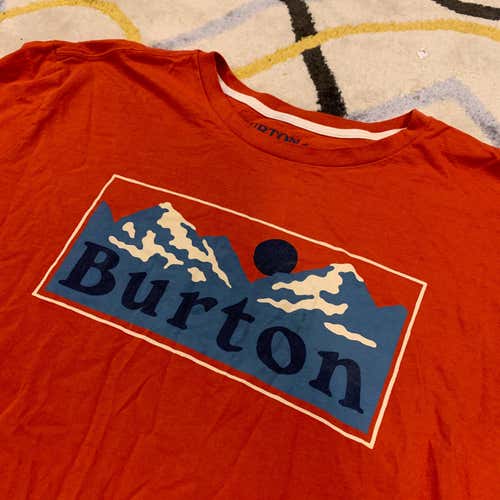 Burton Snowboarding T-shirt Men's XL Orange