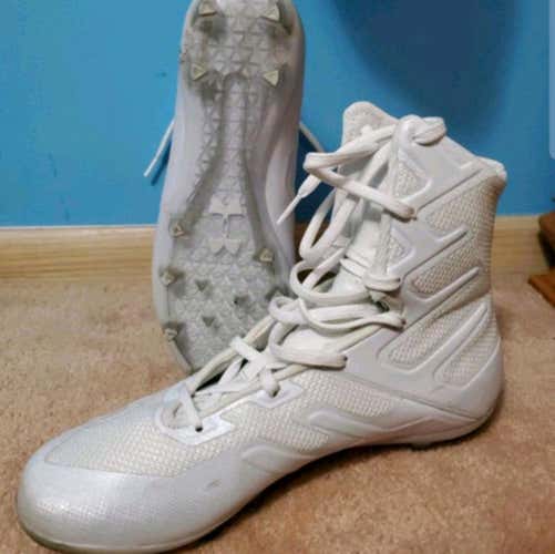 Mens Adult size 9 White UA High Tops