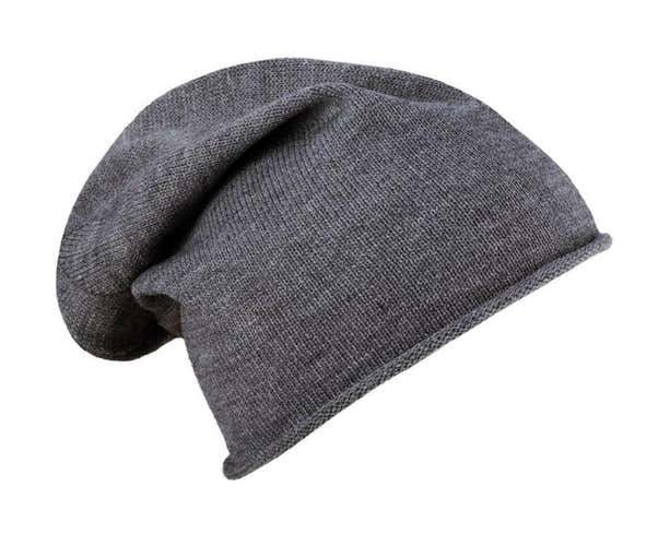NEW Alternative Apparel 9.5' Heather Grey Knit Winter Beanie/Hat/Cap FIRM PRICE