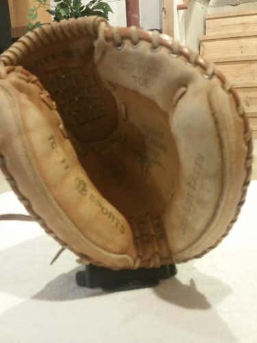 Yellow Right Handed Catcher's TP Sports EZE-Flex Catchers Mitt Baseball Glove