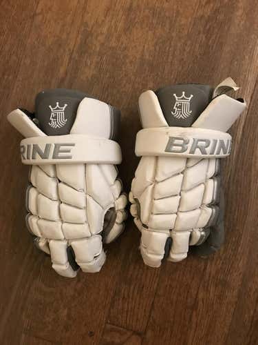 Gray Brine Lacrosse Gloves 12"