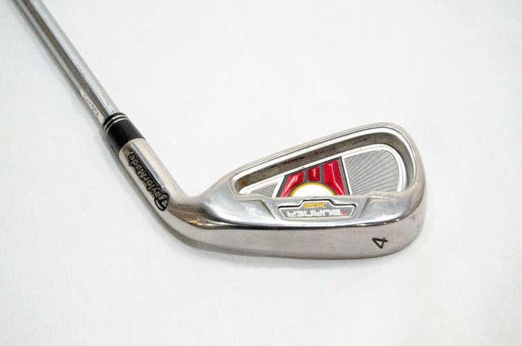 #4 IRON TAYLORMADE BURNER X.D RH 38.5" STEEL STIFF NEW GRIP