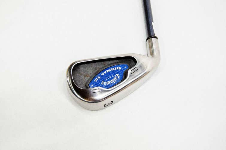 #3 IRON CALLAWAY STEEL HEAD X-16 LH 39" GRAPHITE REGULAR DTG-X