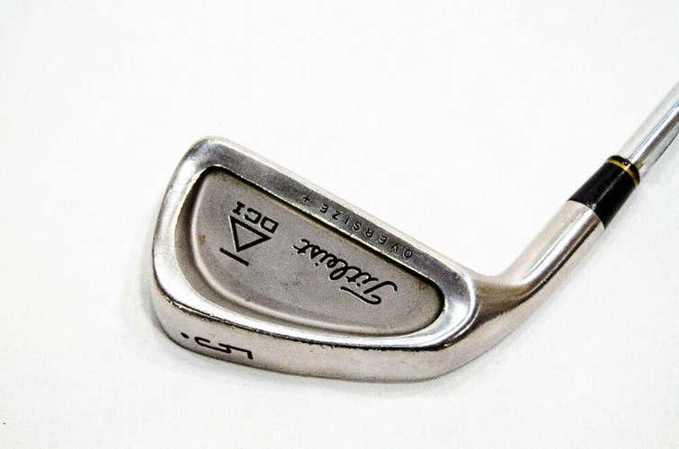 #5 IRON TITLEIST DCI OVERSIZE+ LH 37.75" TRI SPEC STEEL STIFF DTG-X