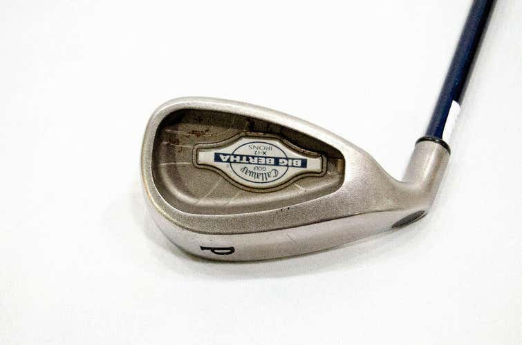 PITCHING WEDGE CALLAWAY BIG BERTHA X-12 IRONS LH 35 1/4" RCH99 SERIES GRAPH REG