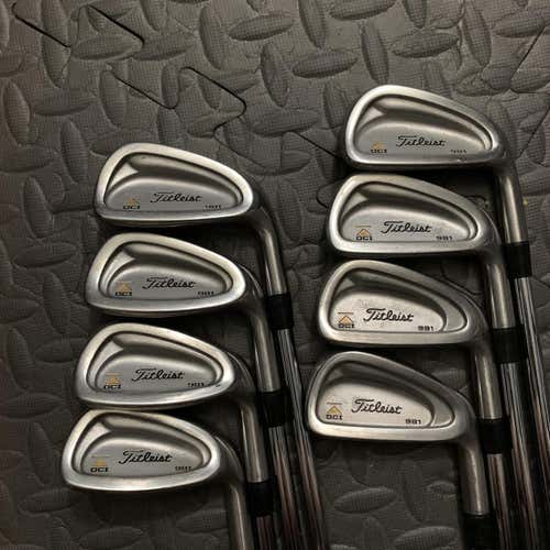 Men's Titleist 981 Iron Set Regular Flex Steel Shaft