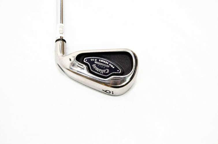 #6 IRON CALLAWAY STEELHEAD X-16 RH 37" TRUE TEMPER STEEL STIFF DTG-X