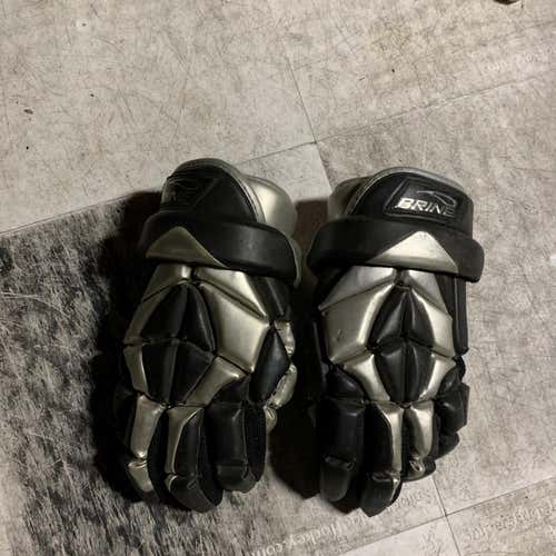 Black  Player Brine Lacrosse Gloves
