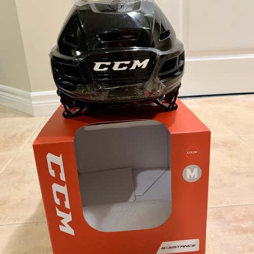 CCM Resistance Helmet Pro Stock Black Medium
