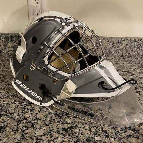 Gray Senior Bauer Goalie Mask Good condition