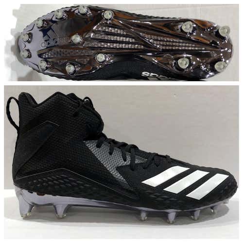 Adidas Freak X Carbon Football Cleats Black Metallic SILVER B96450 Men's size 12