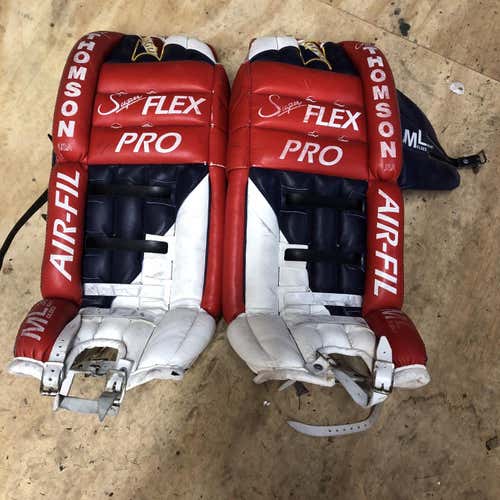 Senior 30" Thompson old school leg pads Goalie Leg Pads