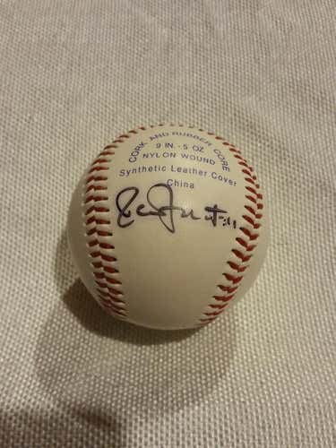 New MacGregor Baseball Autographed by Benito Santiago (Free Display Case)
