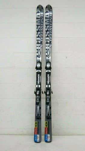 Salomon Crossmax 09 177cm 103-66-93 r=18m Skis w/Salomon S711 Bindings LOOK