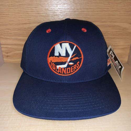 Vtg New York Islanders CCM Snapback NHL Hockey Hat Retro Embroidered NWT Rare