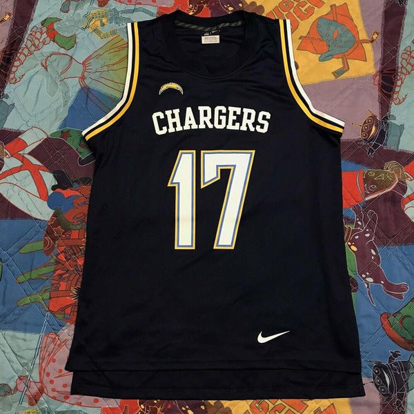 Philip Rivers Los Angeles Chargers Nike Basketball Jersey Mens Large Tank Top