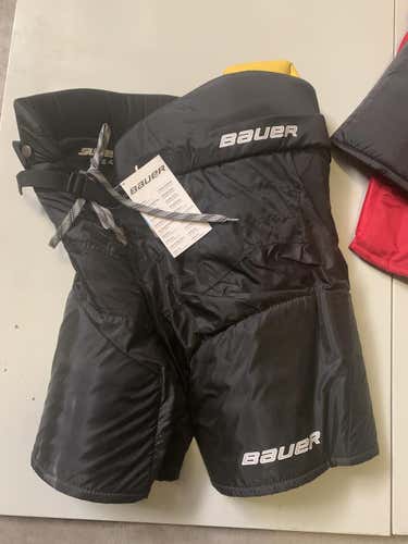 Black New Senior Large Bauer Supreme One40 Hockey Pants