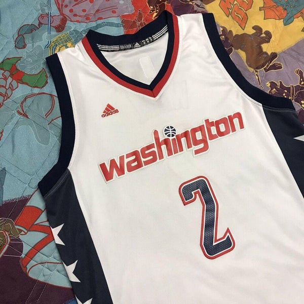 John Wall Washington Wizards NBA Basketball Jersey adidas Mens M White #2