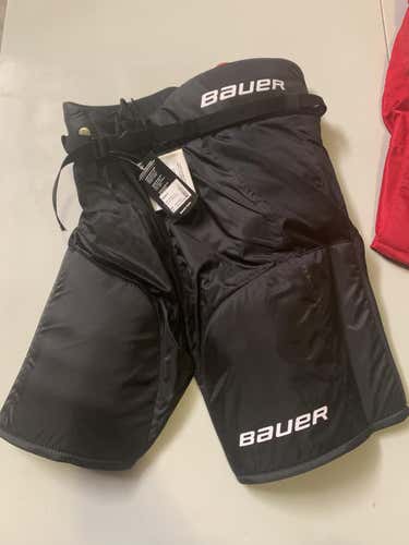 Black New Senior Medium Bauer X60 Hockey Pants