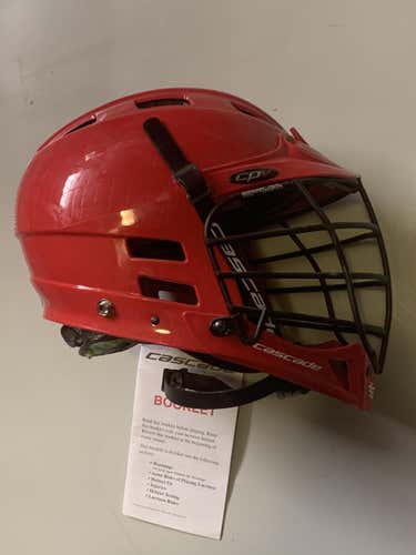 Red New Youth Player Cascade CPV Helmet
