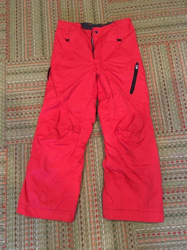 Adjustable Juniors Size 12 Obermeyer Red Snow Pants