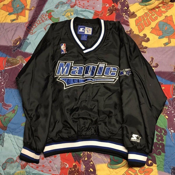90s Starter Orlando Magic NBA Jersey Black Blue L – PopeVintage