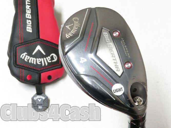 Callaway Big Bertha 2019 Hybrid 21* 4H Recoil ESX 460 F2 +Cover SENIOR  NEW  #37689