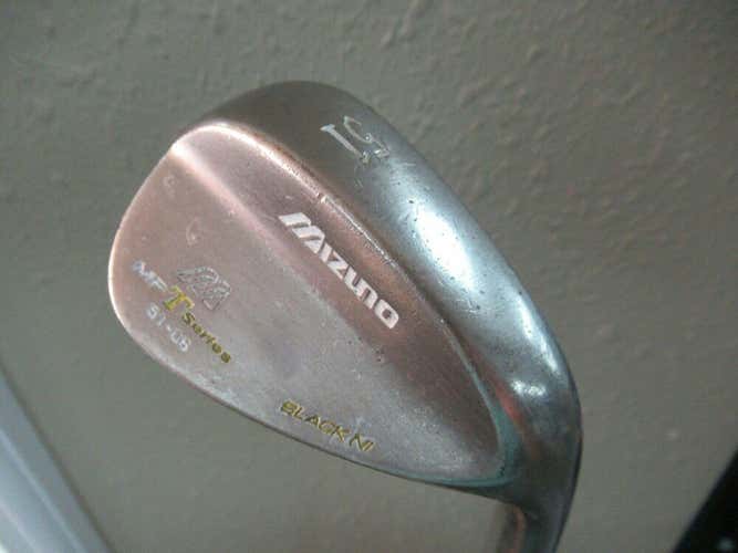 MIZUNO MP T SERIES BLACK NICKEL 51* GAP WEDGE DYNAMIC GOLD STEEL WEDGE NEW GRIP