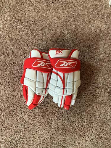 Red Senior 8K Gloves 14" Pro Stock