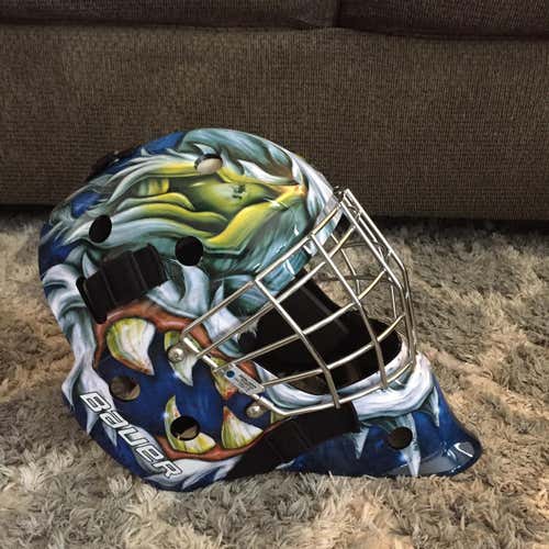Blue Senior NME 3 Goalie Mask