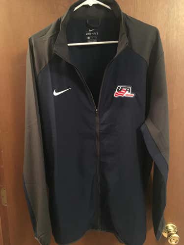 Blue Adult Men's Extra Large Nike Jacket