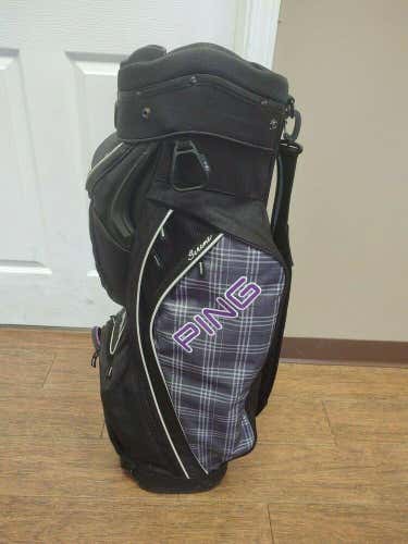 Ping Serene 14 Divider Cart Bag Free Shipping w Raincover