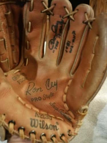 Ron Cey Signed Wilson Baseball Glove "The Penguin/1981 WS MVP" JSA