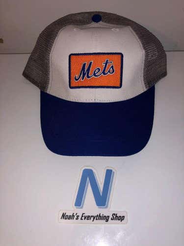 NEW YORK NY METS TRUCKER HAT CAP PROMO SNAPBACK NATHAN’S ADJUSTABLE