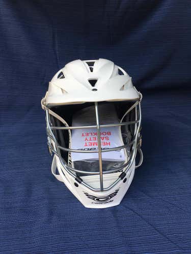 White New Adult Player Cascade R Helmet