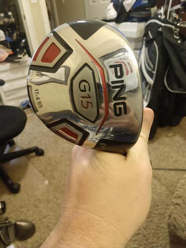 Men's Ping Right Handed Fairway 3 Wood Stiff Flex Loft 15