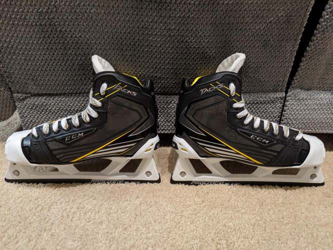CCM Tacks Hockey Goalie Skates Size 6.5EE