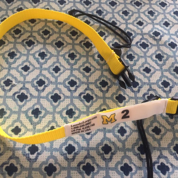 New #2  LAUNDRY LOOPS FROM MICHIGAN WOLVERINES TEAM ISSUED