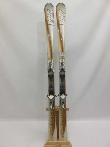 Women's Volkl All Mountain Attiva Luna Skis With Bindings Max Din 11